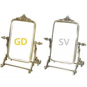 【2025年7月 新入荷】2色展開☆スタンドミラー 卓上鏡