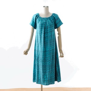 ★新着！★  サマードレス Aライン / tei dye  涼しくゆったり  〜バリ島より