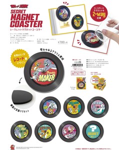 【8月6日締切】トムとジェリー シークレットマグネットコースター　レコード (MM)