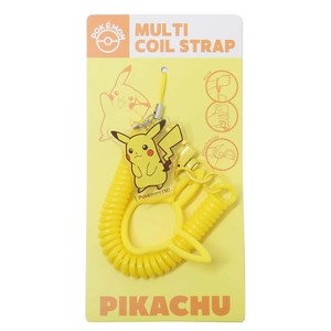 【スマホアクセ】ポケットモンスター マルチコイルストラップ ピカチュウ