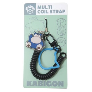 【スマホアクセ】ポケットモンスター マルチコイルストラップ カビゴン