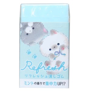 【消しゴム】もふころりん リフレッシュ消しゴム ねこ