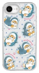 mofusand Camera Frame iPhone 16e対応ケース サメにゃん MOFU-88A