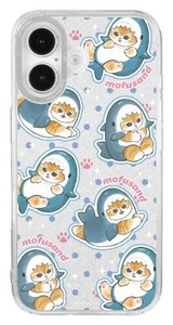 mofusand Camera Frame iPhone 16対応ケース サメにゃん MOFU-87A