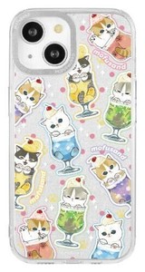mofusand Camera Frame iPhone 15/14/13対応ケース クリームソーダにゃん MOFU-86B