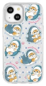 mofusand Camera Frame iPhone 15/14/13対応ケース サメにゃん MOFU-86A