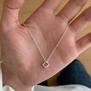 韓国　ネックレス ネックレス レディース　ネックレス シルバー925　メッキ ネックレス シルバー