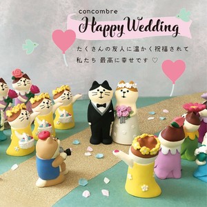 【Decole】concombre コンコンブル Happy Wedding ハッピーウエディング 結婚式 オブジェ