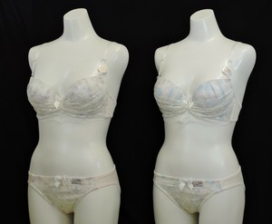 カジュアルブラショー　＜花柄シフォン＆ストレッチレース＞　8月商品