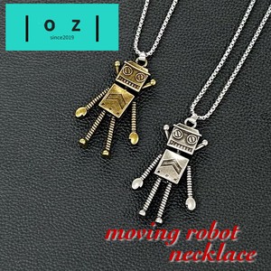 Stainless Steel Chain Necklace Square 2-colors