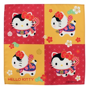 Japanese Bag Komainu Japanese Wrapping Cloth Furoshiki Pink Hello Kitty