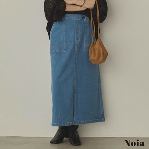 10ozストレッチデニム ベイカースカート 2024新作 A/W