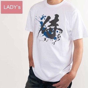 Japan moji Tシャツ 侍 半袖/お土産/JAPAN/日本/インバウンド/和柄