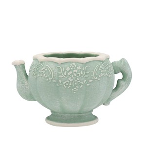 8/中旬入荷【カルナック】ティーパーティポットL-GR