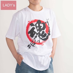 Japan moji Tシャツ  魂 半袖/お土産/JAPAN/日本/インバウンド/和柄