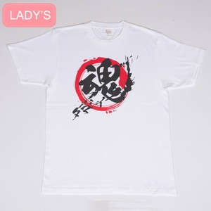 Japan moji Tシャツ  魂 半袖/お土産/JAPAN/日本/インバウンド/和柄