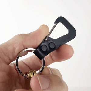 キーリング grasp "ninja black" 本革 敬老の日 ギフト