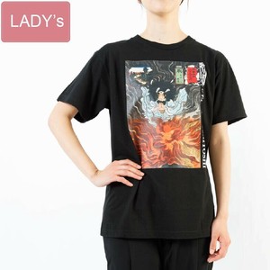 浮世絵 Tシャツ 歌川国芳02木曽街道六十九次之内 蕨 犬山道節 半袖/お土産/JAPAN/日本/インバウンド/和柄