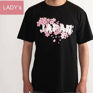 おみやTシャツ JAPAN ブラック 半袖/お土産/JAPAN/日本/インバウンド/和柄