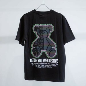レインボーリフレクターベア半袖Tシャツ