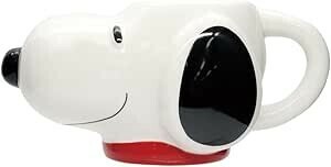 （取り寄せ品） PEANUTS フェイスマグ SNOOPY サイズ：約W10.3 D19 H9.2