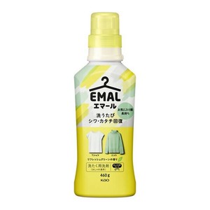 エマール　リフレッシュグリーンの香り　本体 460g 【EMAL 洗濯用合成洗剤 シワ・カタチ回復 色落ち予防】
