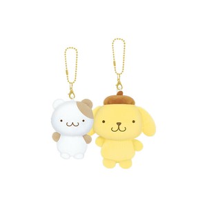 ニコぬいキーホルダー　ポムポムプリン＆マフィン