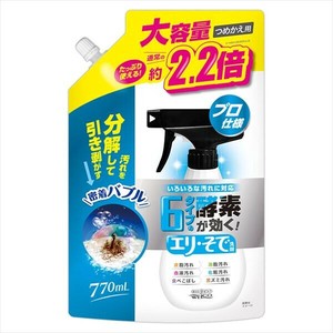 6タイプの酵素が効くエリ・そで洗剤　つめかえ用 【衣料用洗剤】