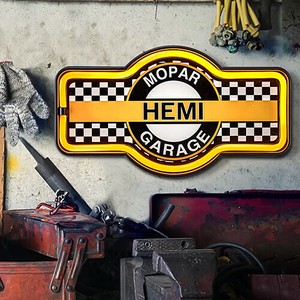 【サイン】LED ロープ ネオン サイン CHRYSLER MOPAR HEMI GARAGE マーキー CA-LE-271215