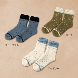 スノードット 裏起毛あったかソックス　靴下/秋冬/防寒/ファッション/レディース