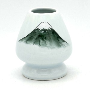 【茶筅直し】京絵付け 「富士山」 手描き茶筅くせ直し／茶筅直し 茶筌立て 日本製 抹茶道具 和食器