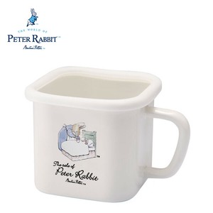 Enamel Pot IH Compatible Rabbit Square
