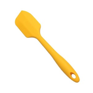 ユーロキッチン eurokitchen 一体型シリコンスパチュラ フィン型 小 黄(イエロー)