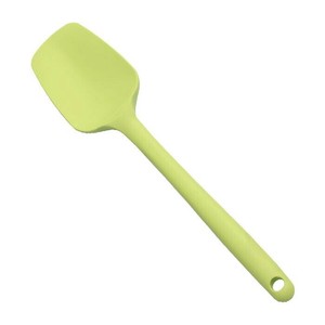 ユーロキッチン eurokitchen 一体型スプーンスパチュラ シリコンへら パステルグリーン