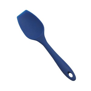 ユーロキッチン eurokitchen 一体型ホールシリコンスクープ(スプーン型スパチュラ) 大 青(ブルー)