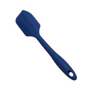 ユーロキッチン eurokitchen 一体型シリコンスパチュラ フィン型 小 青(ブルー)