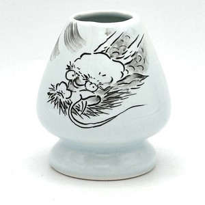 【茶筅直し】京絵付け 「龍」 手描き茶筅くせ直し／茶筅直し 茶筌立て 日本製 抹茶道具 和食器