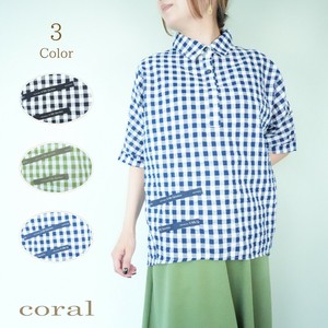 T-shirt Gingham Check Casual