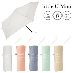 【because ビコーズ】リトルユー ミニ 折りたたみ傘 折傘 晴雨兼用 雨傘 日傘 軽量コンパクト UVカット