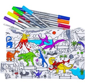 【eatsleepdoodle】dinosaur pencil case