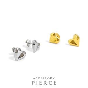 Pierced Earrings Gold Post Stainless Steel Stainless Steel