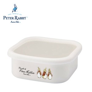 Enamel Storage Jar/Bag Rabbit Square