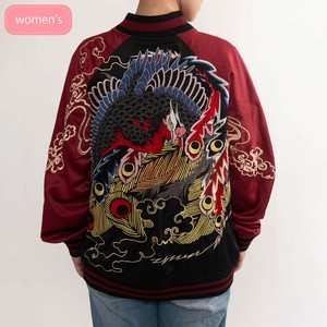 スカジャン 鳳凰【リバーシブル商品】 半袖/お土産/JAPAN/日本/インバウンド/和柄