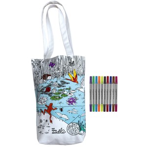 【eatsleepdoodle】pond life tote bag