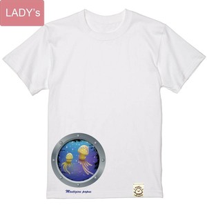 アートTシャツ　タコクラゲ 半袖/プリント/お土産/日本/JAPAN/インバウンド/水族館/アクアリウム