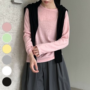 Sweater/Knitwear Long T-shirt Sheer 6-colors [2025 NEW]