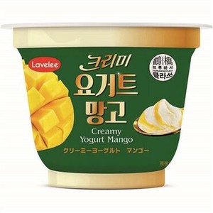 【クール便】クリーミーヨーグルトマンゴー 180ml ヨーグルトアイス＆マンゴーピュレ 韓国アイス