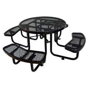 US PICNIC TABLE BLACK ピクニック テーブル ブラック