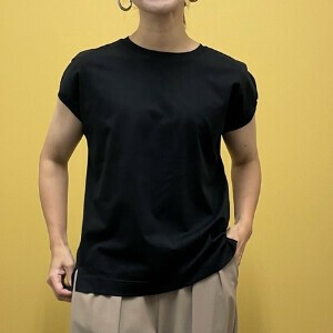 シルケット天竺フレンチプルオーバー【2025SS新作】　レディース　レディースTシャツ