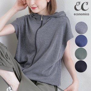 2025SS　ノースリーブフード付きベスト　2025新作　Economico